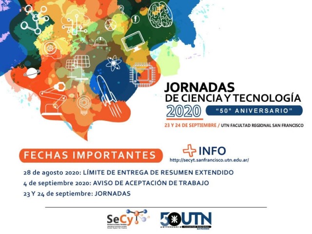 Se abrieron las inscripciones para participar de las Jornadas de Ciencia y Tecnología 2020