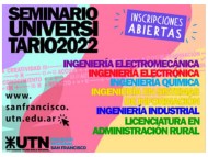 Se abrieron las inscripciones para el Seminario Universitario 2022