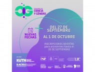 Inscripciones abiertas para el primer Congreso de Ciencia y Género